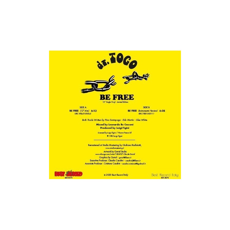 DR TOGO - BE FREE (VINYL)