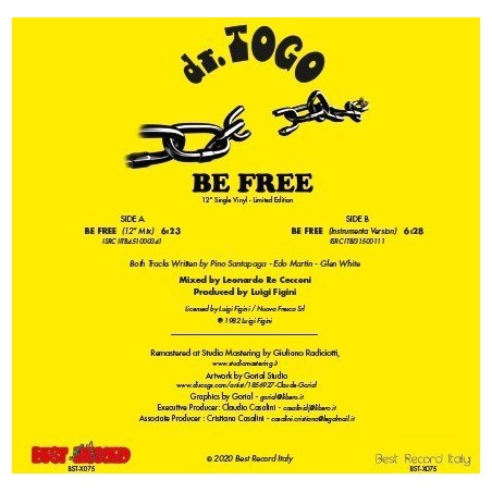 DR TOGO - BE FREE (VINYL)