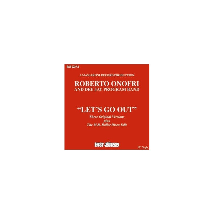 ROBERTO ONOFIR & DEE JAY PROGRAM BAND - LET'S GO OUT (VYNIL)