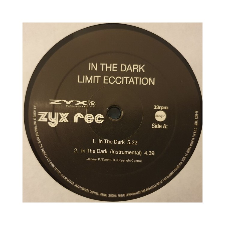 LIMIT ECCITATION - IN THE DARK - VINYL