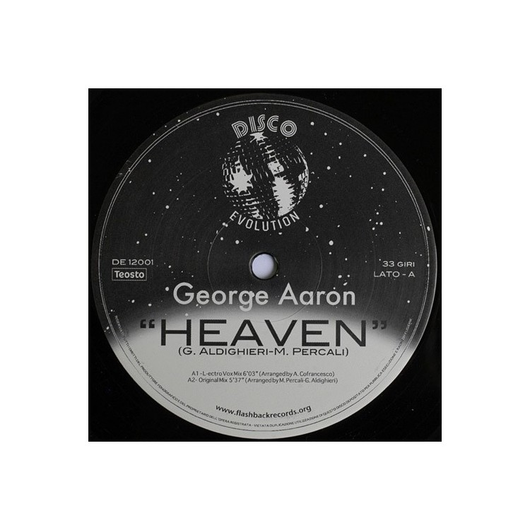 GEORGE AARON - HEAVEN RMX - VINYL