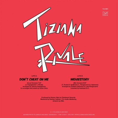TIZIANA RIVALE - DON'T CHEAT ON ME - VINYL TIZIANA RIVALE - DON'T CHEAT ON ME - VINYL