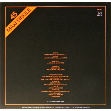 GEORGE AARON - LOVELY FANTASY - VINYL GEORGE AARON - LOVELY FANTASY - VINYL