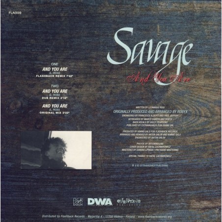 SAVAGE - AND YOU ARE - VINYL SAVAGE - AND YOU ARE - VINYL