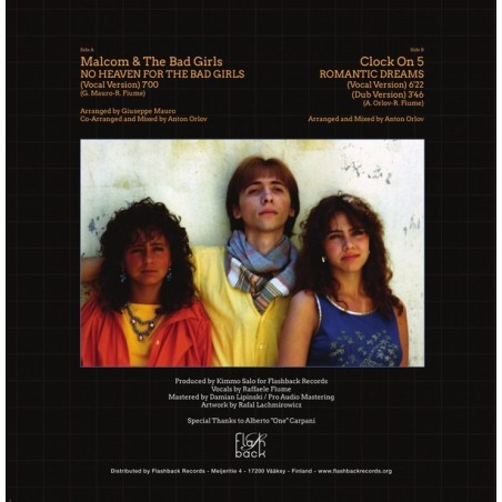 MALCOM & THE BAD GIRLS - NO HEAVEN FOR THE BAD GIRLS - VINYL