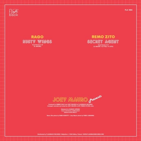 JOEY MAURO PRESENTS RAGO / REMO ZITO - RUSTY WINGS / SECRET AGENT - VINYL JOEY MAURO PRESENTS RAGO / REMO ZITO - RUSTY WINGS / SECRET AGENT - VINYL
