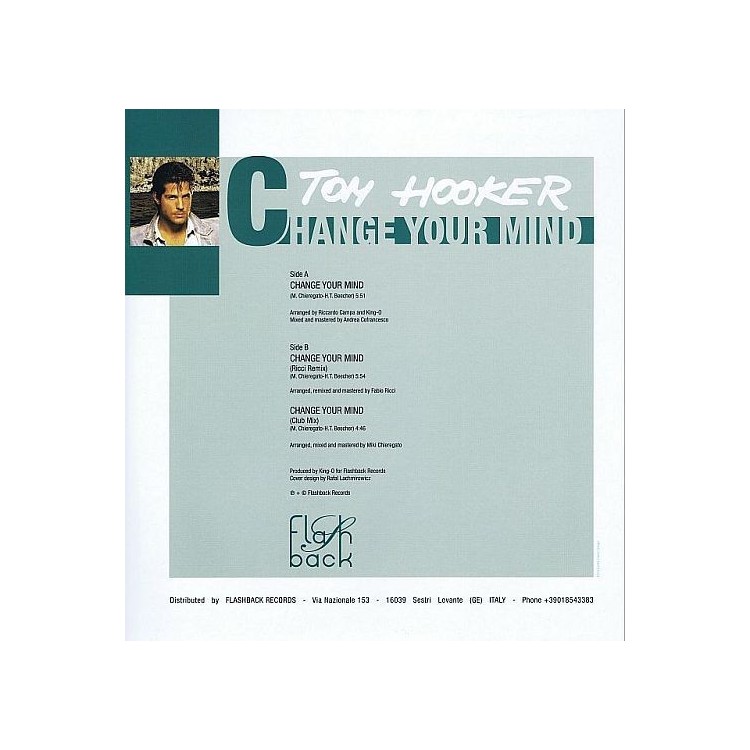 TOM HOOKER - CHANGE YOUR MIND - VINYL