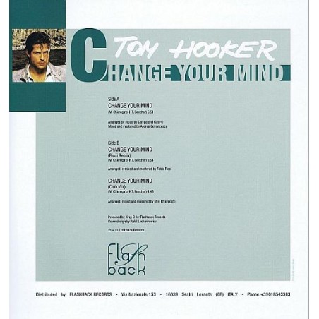 TOM HOOKER - CHANGE YOUR MIND - VINYL