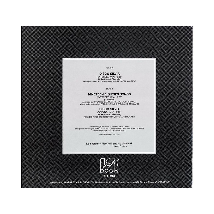 MARC FRUTTERO - DISCO SILVIA - VINYL