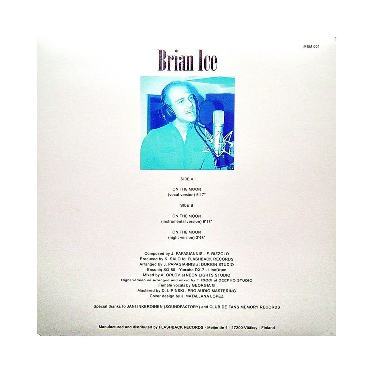 BRIAN ICE - ON THE MOON - VINYL