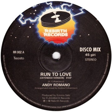 ANDY ROMANO - RUN TO LOVE - VINYL