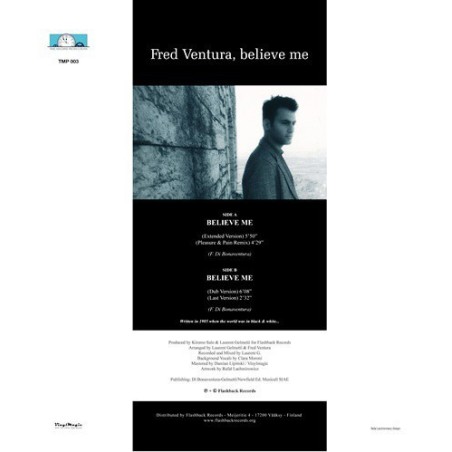 FRED VENTURA - BELIEVE ME - VINYL FRED VENTURA - BELIEVE ME - VINYL
