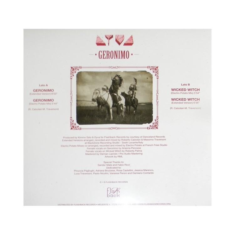 DYVA - GERONIMO/WICKED WITCH (RED VINYL)