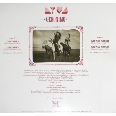 DYVA - GERONIMO/WICKED WITCH (RED VINYL) DYVA - GERONIMO/WICKED WITCH (RED VINYL)