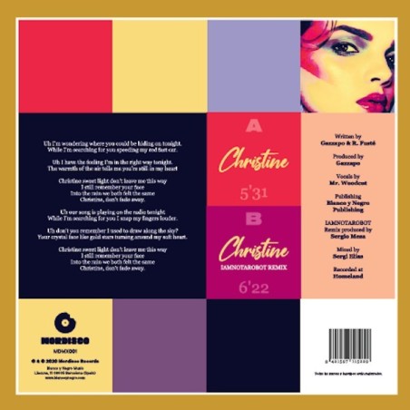 GAZAPPO - CHRISTINE (WHITE TRANSPARENT VINYL)