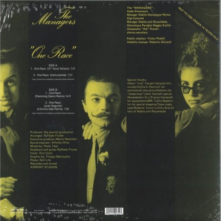 THE MANAGERS - ONE RACE (VINYL) THE MANAGERS - ONE RACE (VINYL)