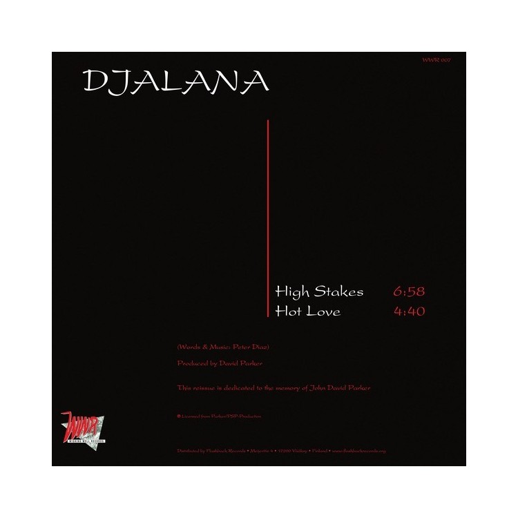 DJALANA - HIGH STAKES (RED VINYL)
