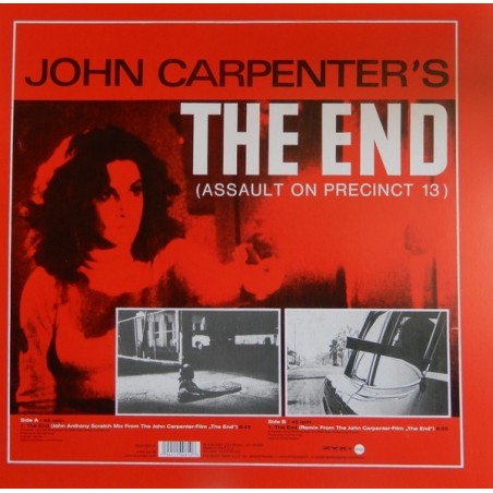 JOHN CARPENTER'S - THE END (ASSAULT ON PRECINT 13) - VINYL