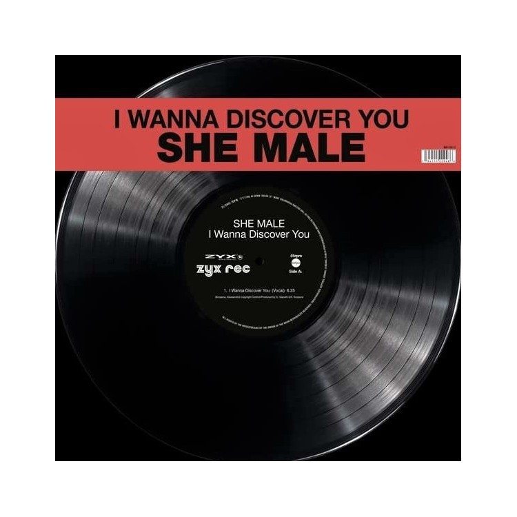 SHE MALE - I WANNA DISCOVER YOU - VINYL