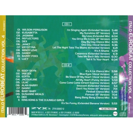 ITALO EUROBEAT COLLECTION Vol.4 - 2CD