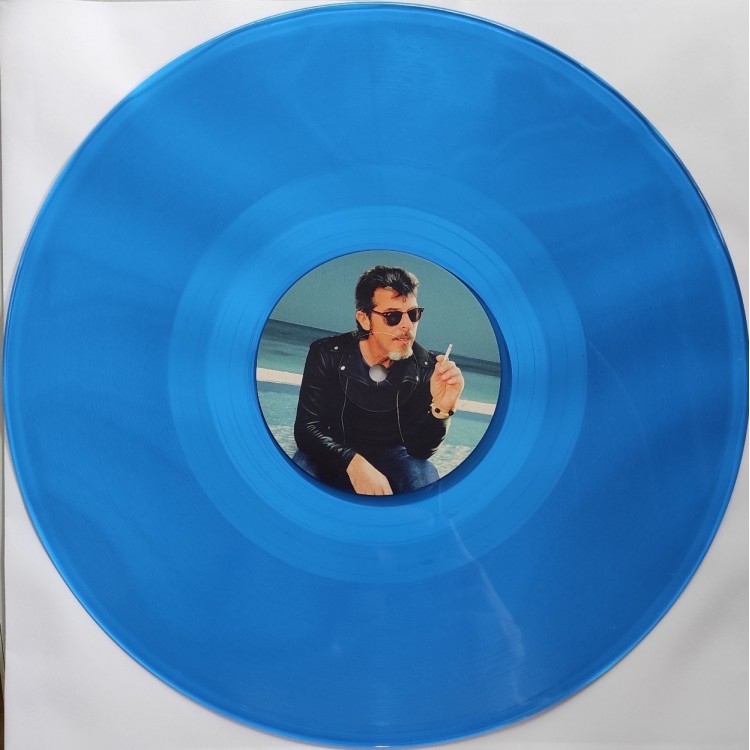 KEN LASZLO - LEATHER MAN (TRANSPARENT BLUE VINYL)