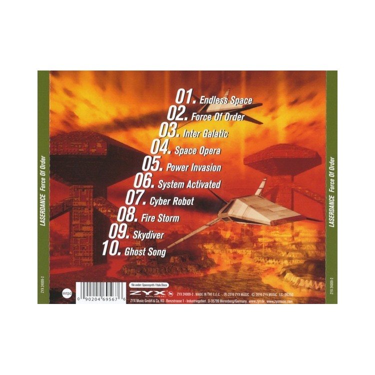 LASERDANCE - FORCE OF ORDER - CD