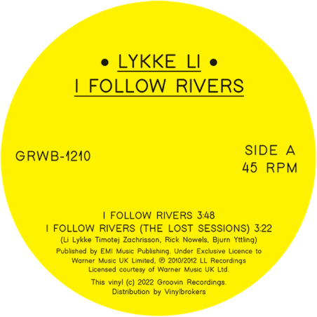 LYKKE LY - I FOLLOW RIVERS - VINYL LYKKE LY - I FOLLOW RIVERS - VINYL