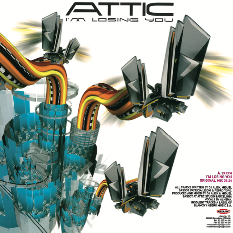 ATTIC/TWO-TIME - I'M LOSING YOU/ALONE IN THE SEA (VINYL)