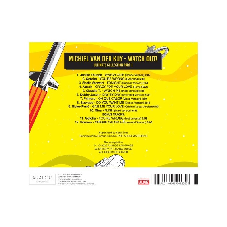 MICHIEL VAN DER KUY - WATCH OUT!: ULTIMATE COLLECTION PART. 1 (CD)