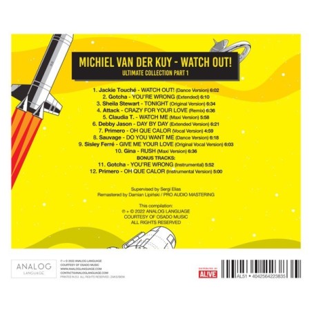 MICHIEL VAN DER KUY - WATCH OUT!: ULTIMATE COLLECTION PART. 1 (CD)