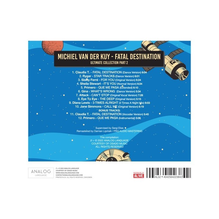 MICHIEL VAN DER KUY - FATAL DESTINATION: ULTIMATE COLLECTION PART 2 (CD)