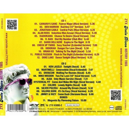 ZYX ITALO DISCO HISTORY 1985 (2CD)