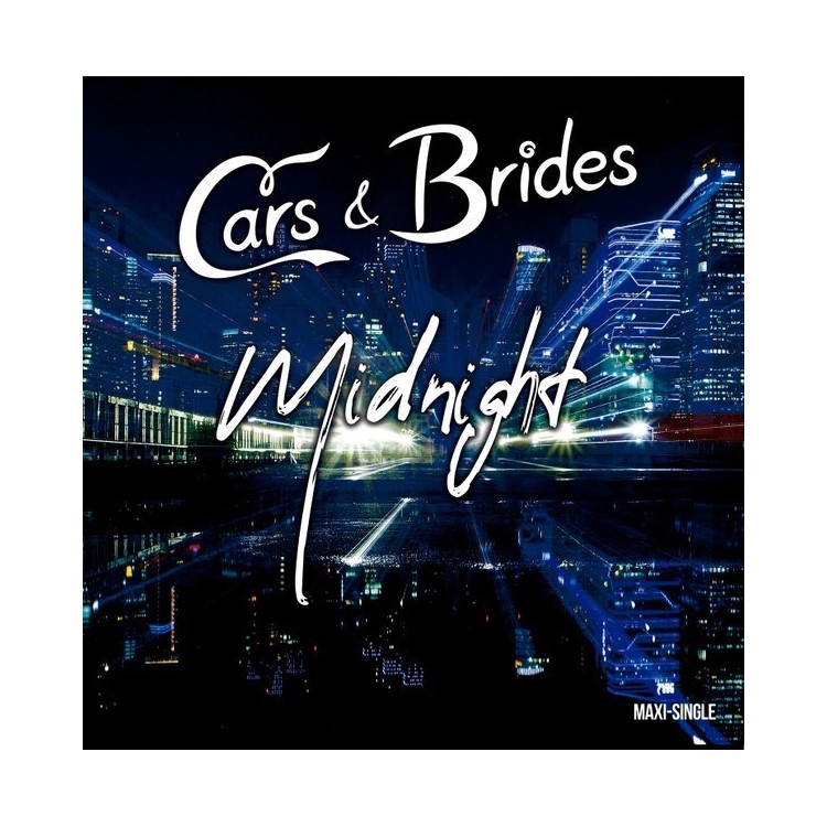 CARS & BRIDES - MIDNIGHT/RIDE IN THE RAIN (TRANSPARENT BLUE VINYL)