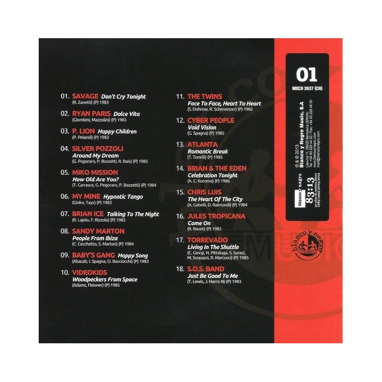 83:13, 30 AÑOS DE MUSICA DANCE (15CD)