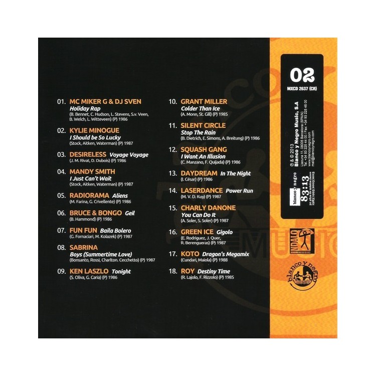 83:13, 30 AÑOS DE MUSICA DANCE (15CD)