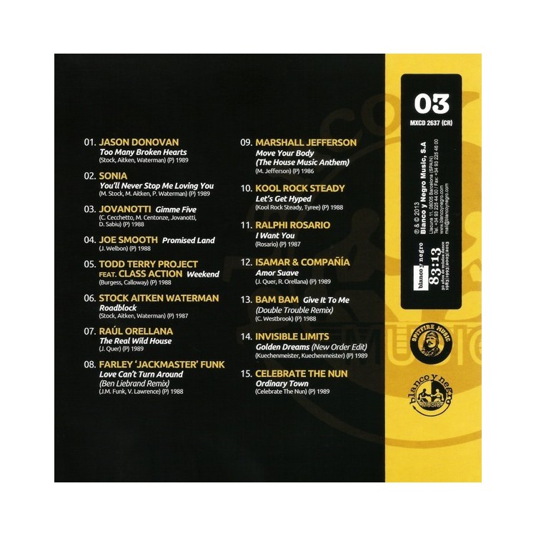 83:13, 30 AÑOS DE MUSICA DANCE (15CD)