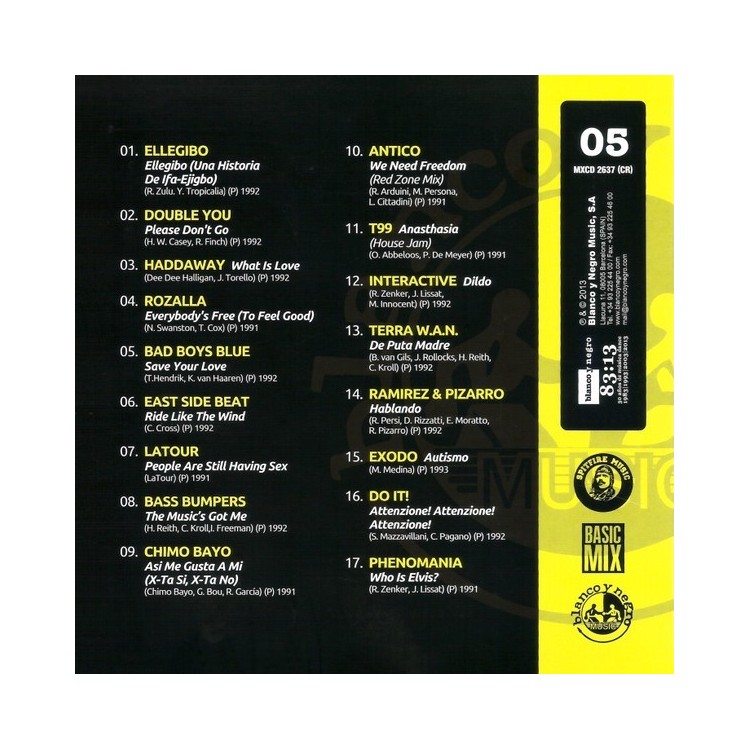 83:13, 30 AÑOS DE MUSICA DANCE (15CD)