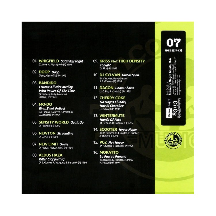 83:13, 30 AÑOS DE MUSICA DANCE (15CD)