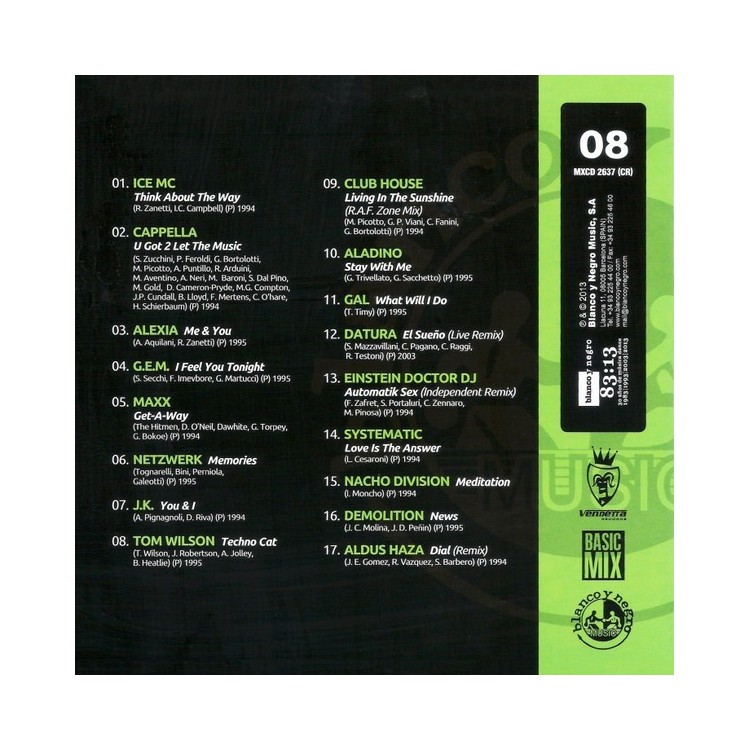 83:13, 30 AÑOS DE MUSICA DANCE (15CD)