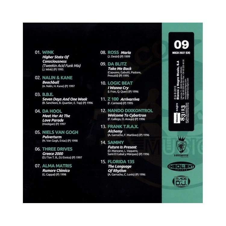 83:13, 30 AÑOS DE MUSICA DANCE (15CD)