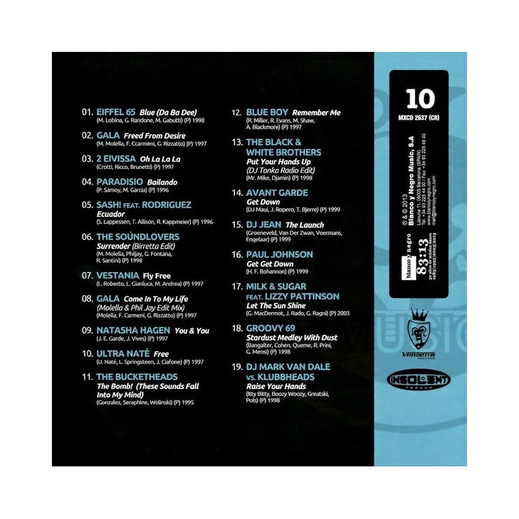 83:13, 30 AÑOS DE MUSICA DANCE (15CD)