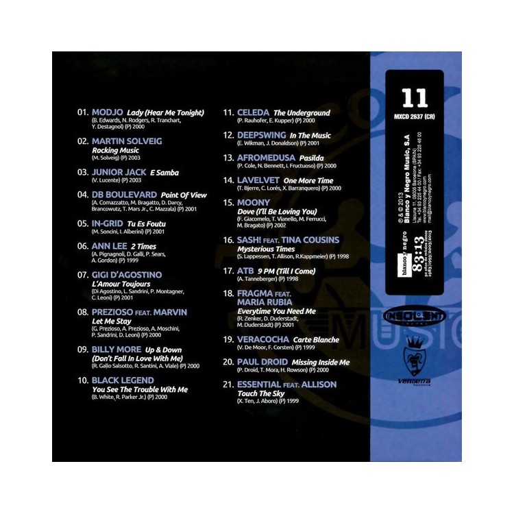 83:13, 30 AÑOS DE MUSICA DANCE (15CD)