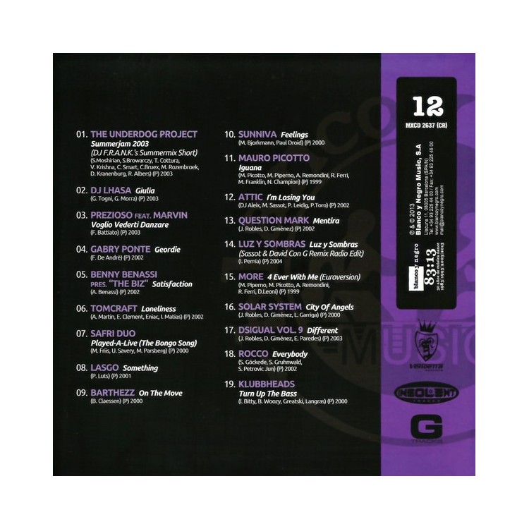 83:13, 30 AÑOS DE MUSICA DANCE (15CD)