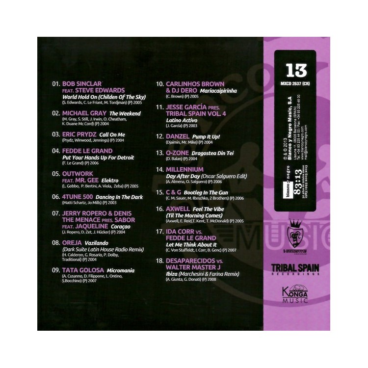 83:13, 30 AÑOS DE MUSICA DANCE (15CD)