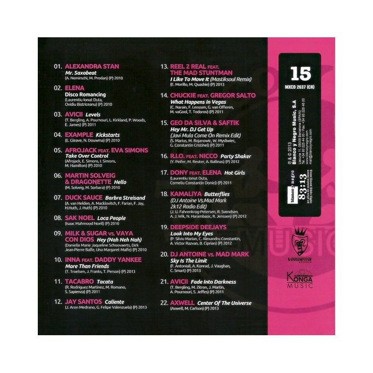 83:13, 30 AÑOS DE MUSICA DANCE (15CD)