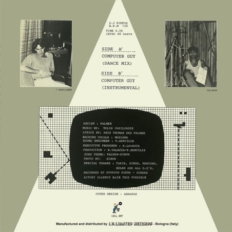 PALMER  - COMPUTER GUY (VINYL) PALMER  - COMPUTER GUY (VINYL)
