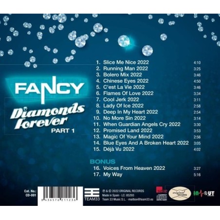 FANCY - DIAMONDS FOREVER (CD) FANCY - DIAMONDS FOREVER (CD)