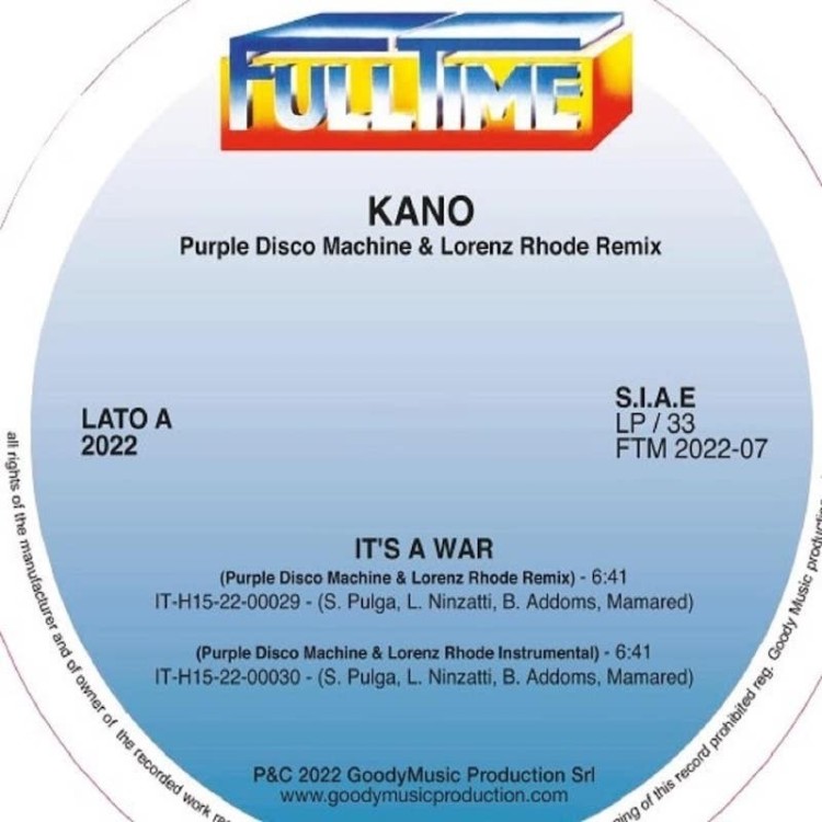 KANO - IT'S A WAR (NEW MIXES) (VINYL)