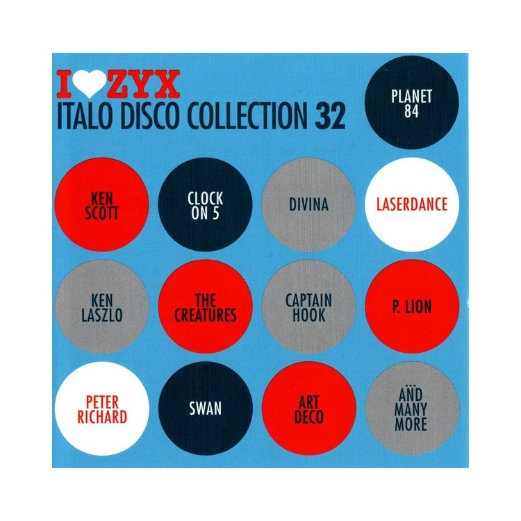 I LOVE ZYX ITALO DISCO COLLECTION VOL.32 (2CD)