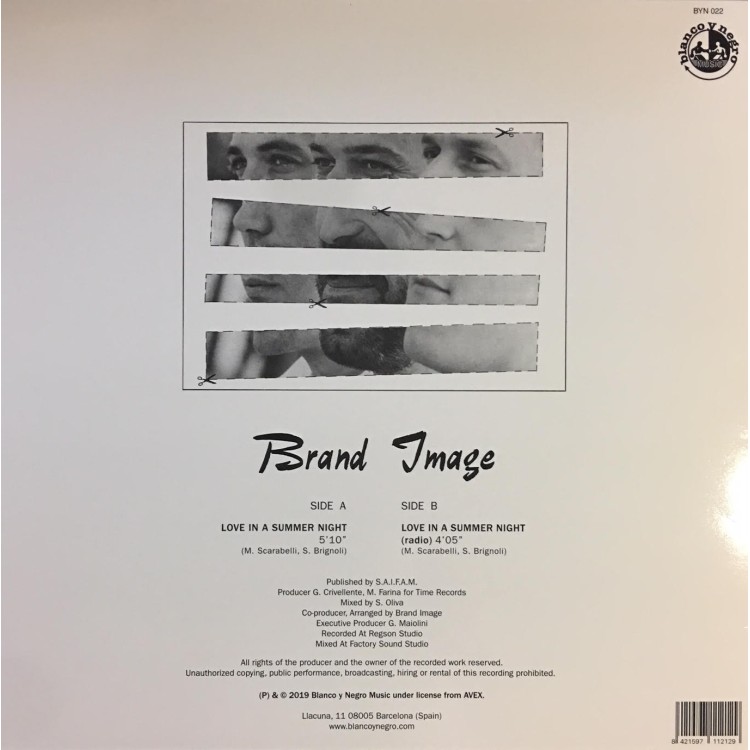 BRAND IMAGE - LOVE IN A SUMMER NIGHT (VINYL)